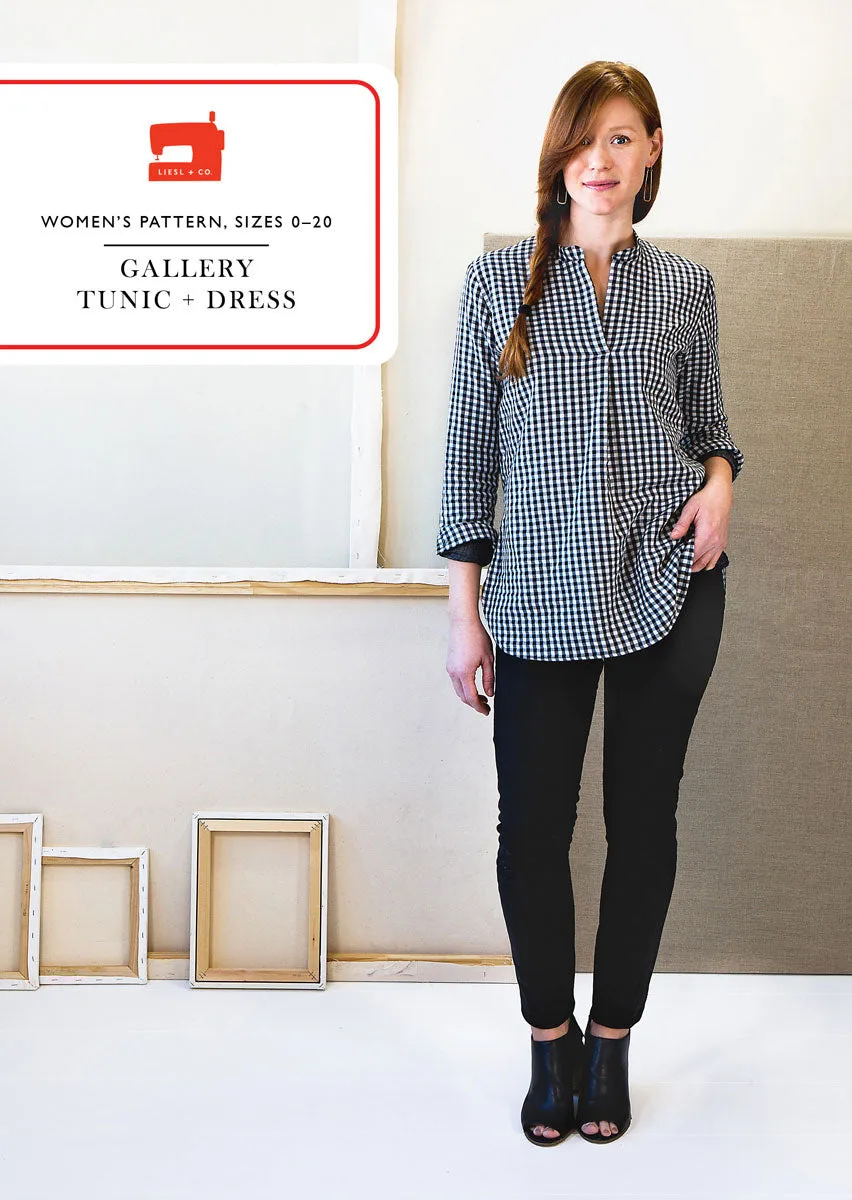 PDF Pattern - Gallery Tunic   Dress | Liesl   Co