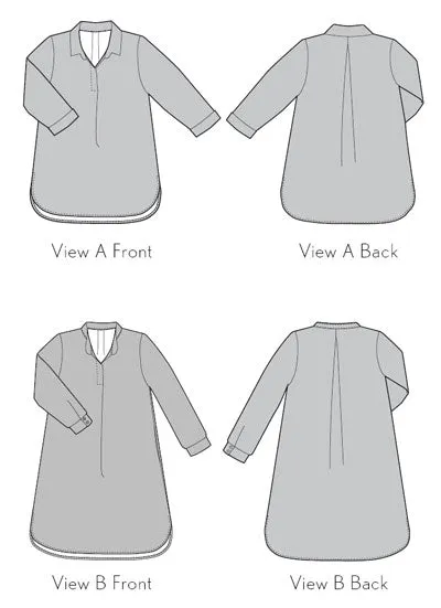 PDF Pattern - Gallery Tunic   Dress | Liesl   Co