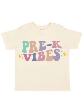 Pre-K Vibes Kids Retro First Day of School T-Shirt