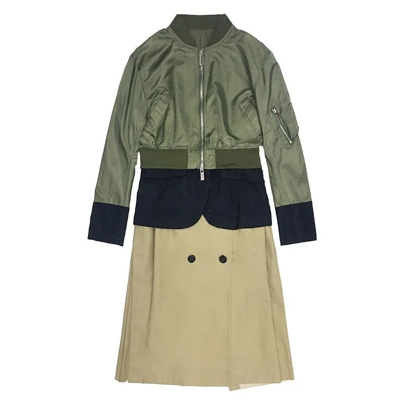 Pre Order:  Layered Trench Jacket