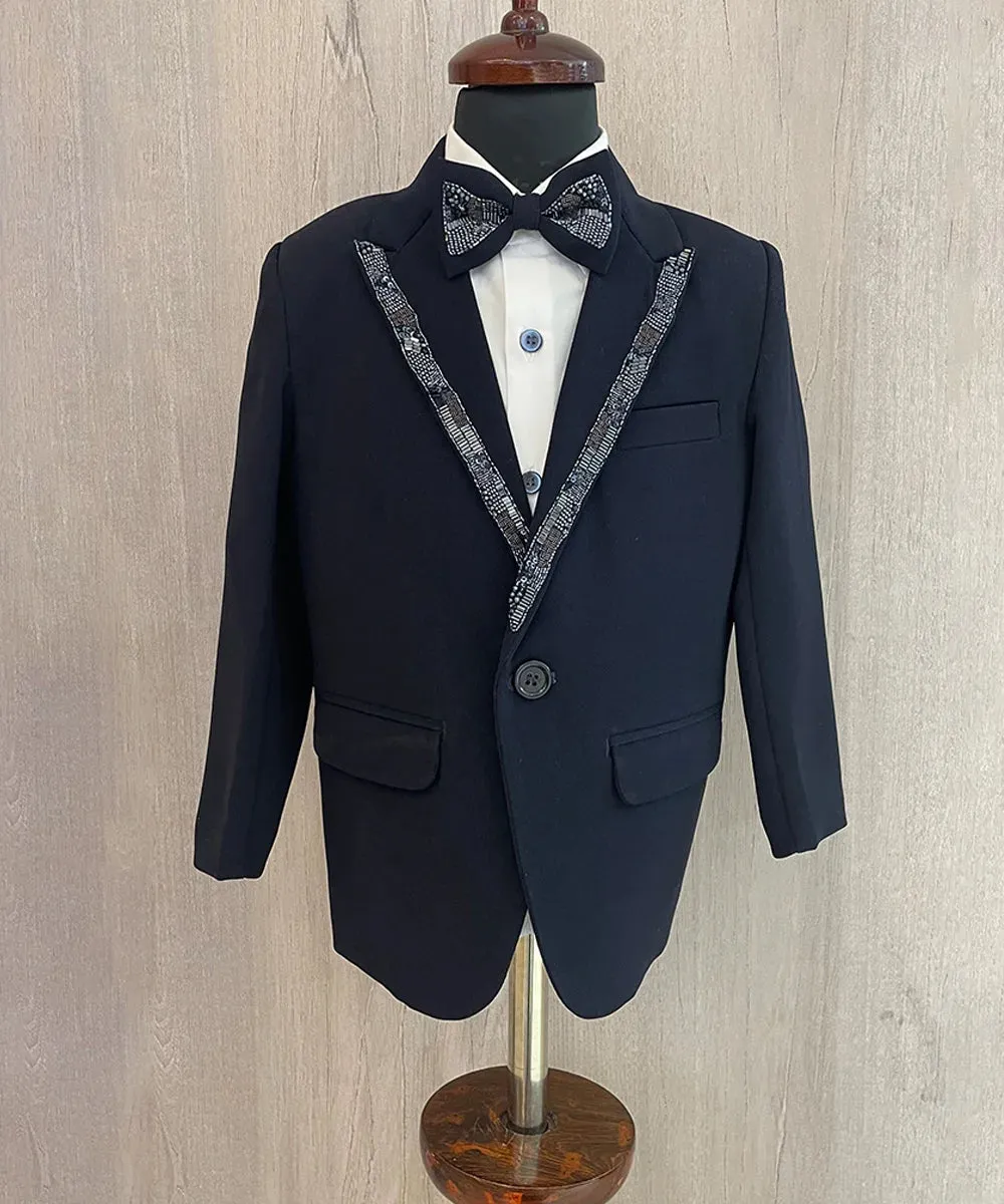 Pre-Order: Navy coloured Party Wear Coat Suit