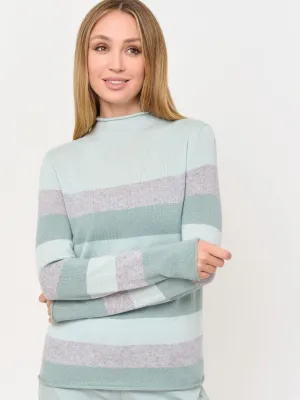 Pullover with Block Stripes