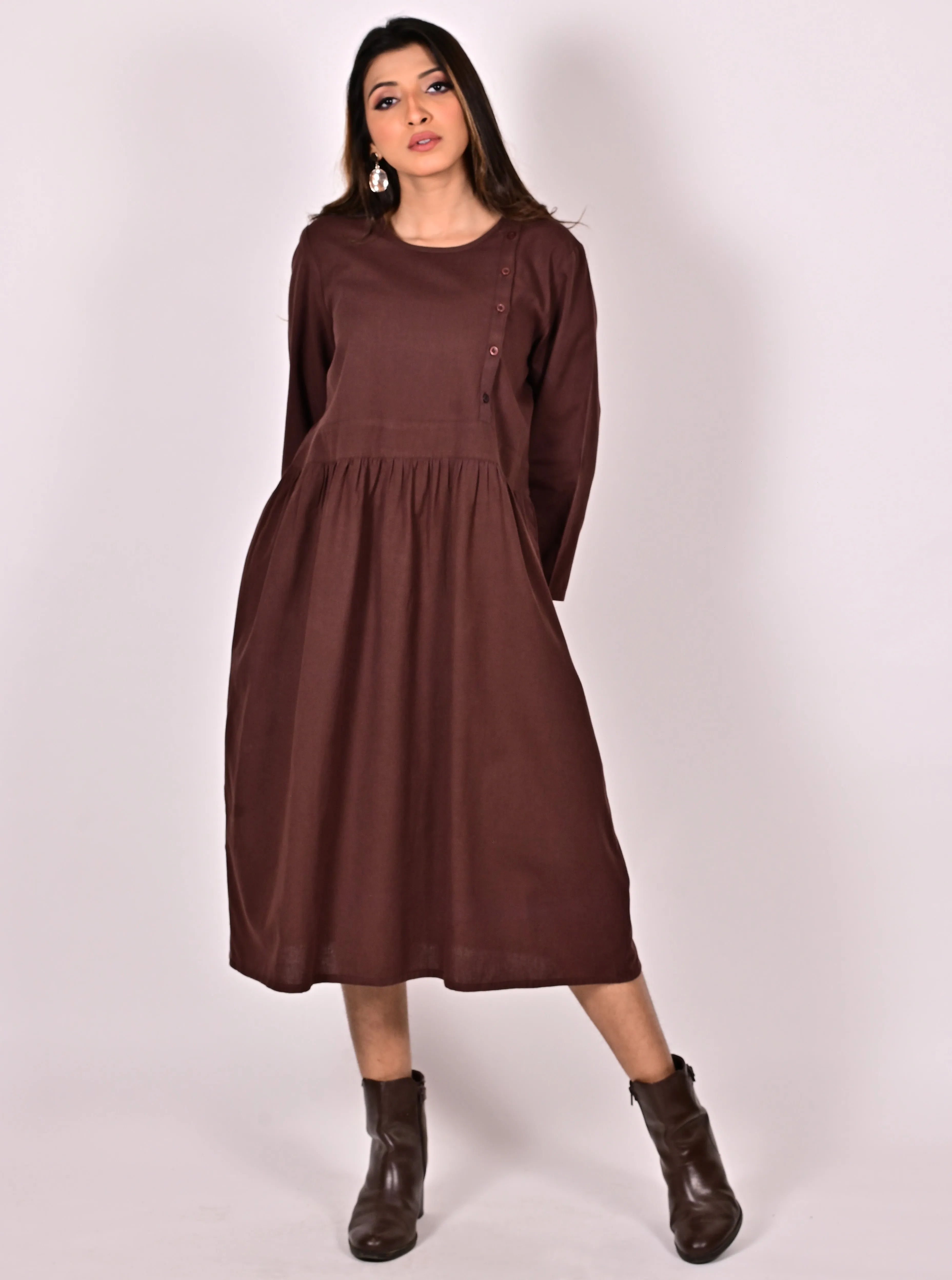 PULOMA Linen-Cotton Dress: Made to Order/Customizable