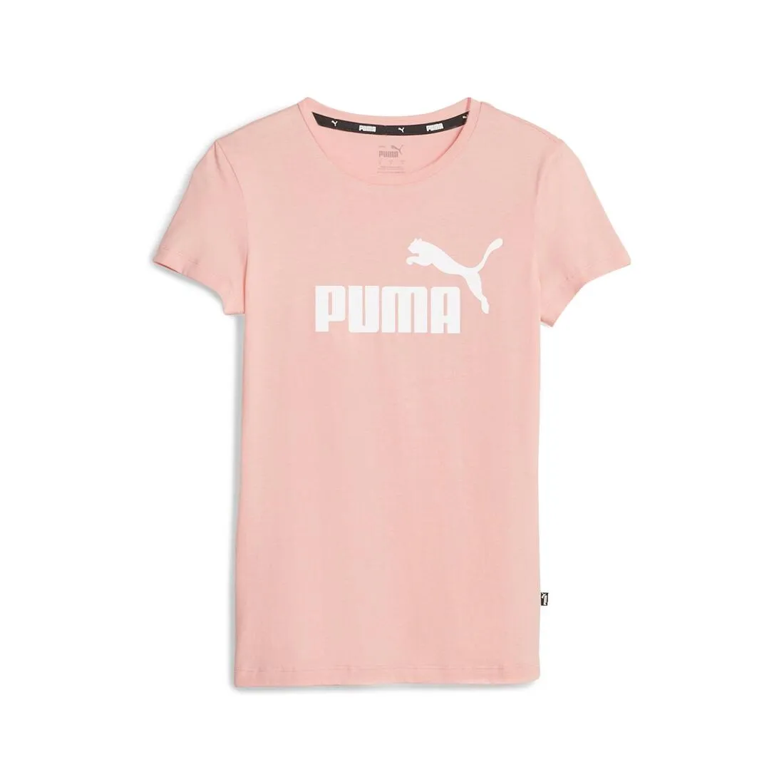 Puma Essentials  Metallic Logo Women's Tee PEACH