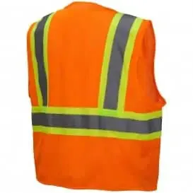 PYRAMEX - Type R - Class 2 Hi-Vis Orange Safety Vest