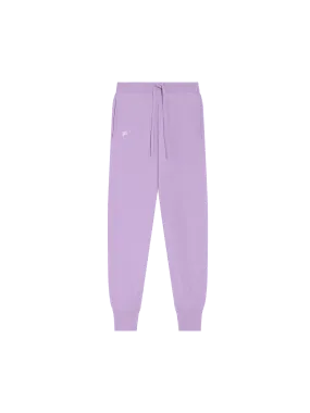 Recycled Cashmere Track Pants—orchid purple