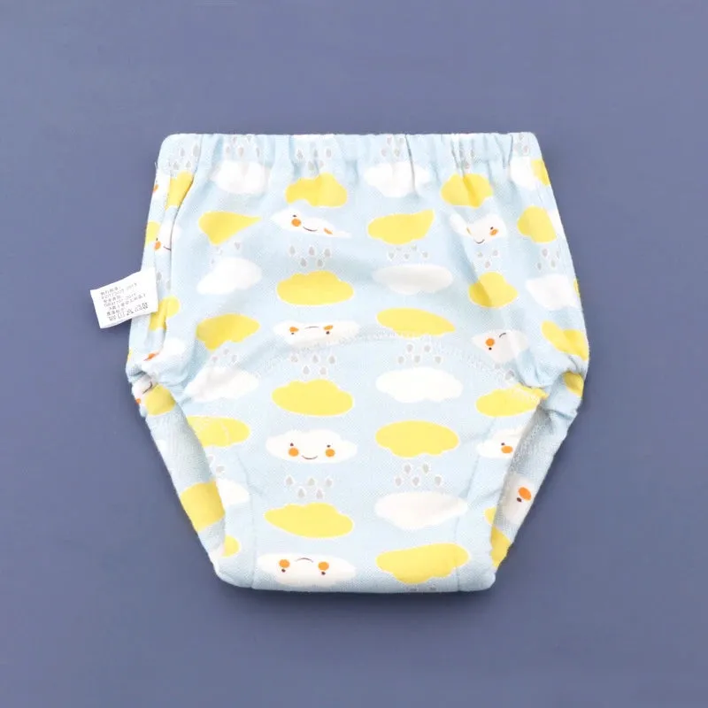 Reusable Waterproof Baby Training Pants - Soft Cotton for Gentle Potty Training