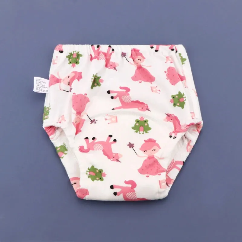 Reusable Waterproof Baby Training Pants - Soft Cotton for Gentle Potty Training