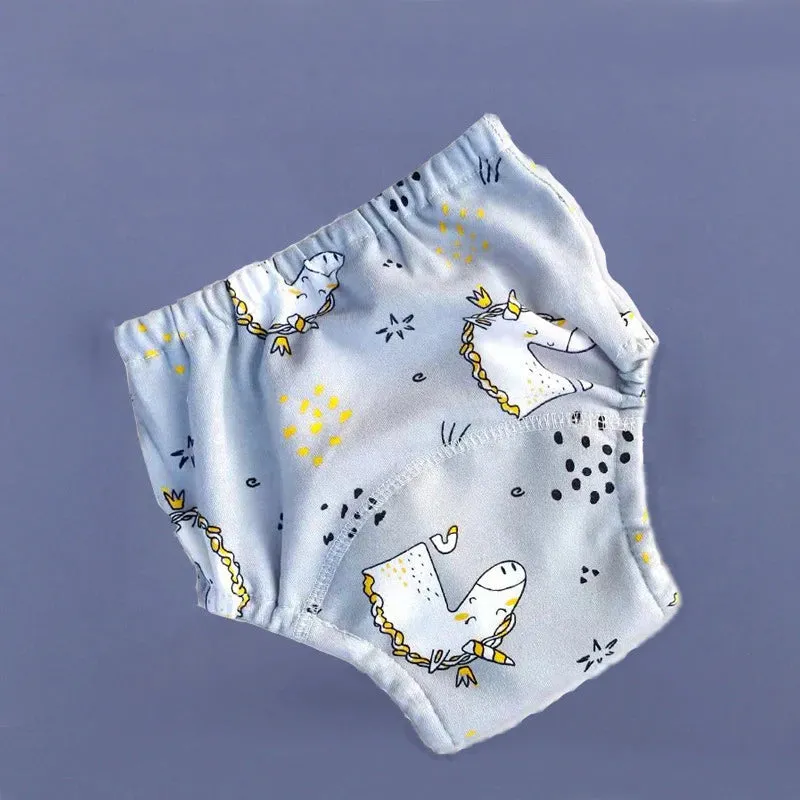 Reusable Waterproof Baby Training Pants - Soft Cotton for Gentle Potty Training