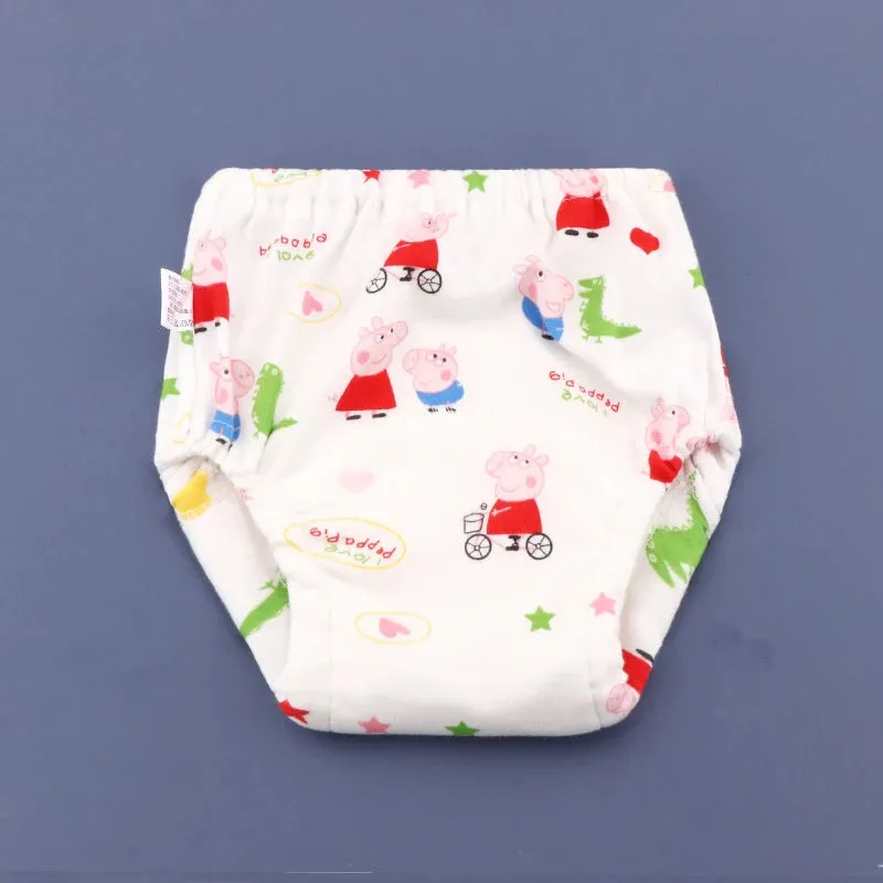 Reusable Waterproof Baby Training Pants - Soft Cotton for Gentle Potty Training