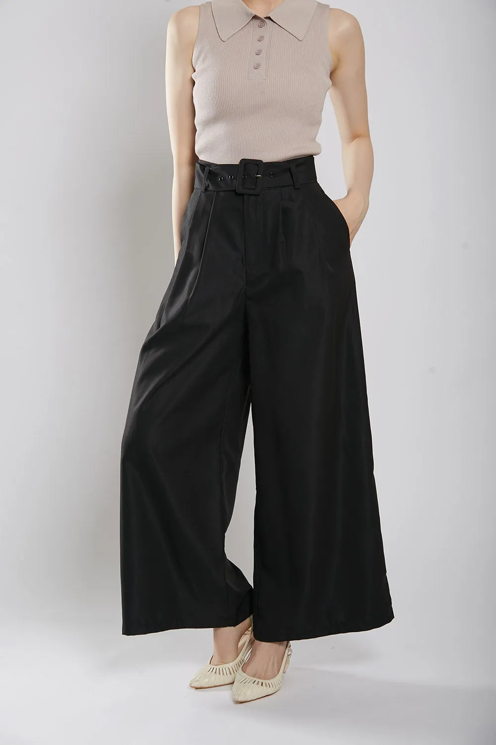 Rivka Tailored Culottes in Black