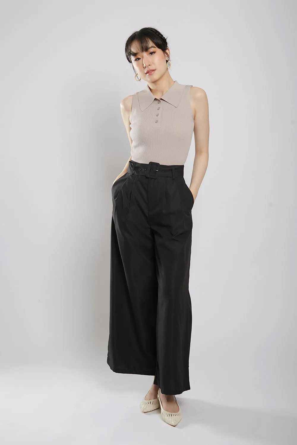 Rivka Tailored Culottes in Black