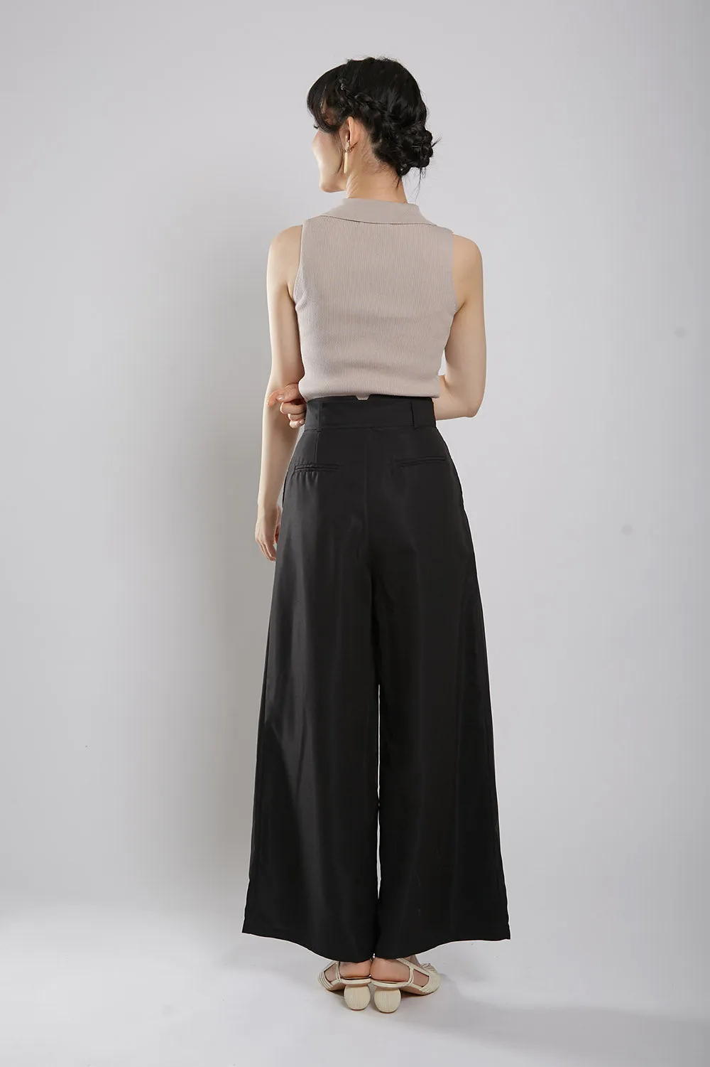 Rivka Tailored Culottes in Black