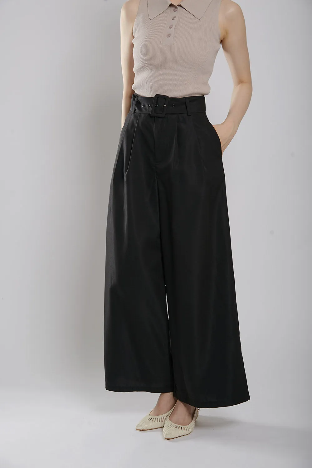 Rivka Tailored Culottes in Black