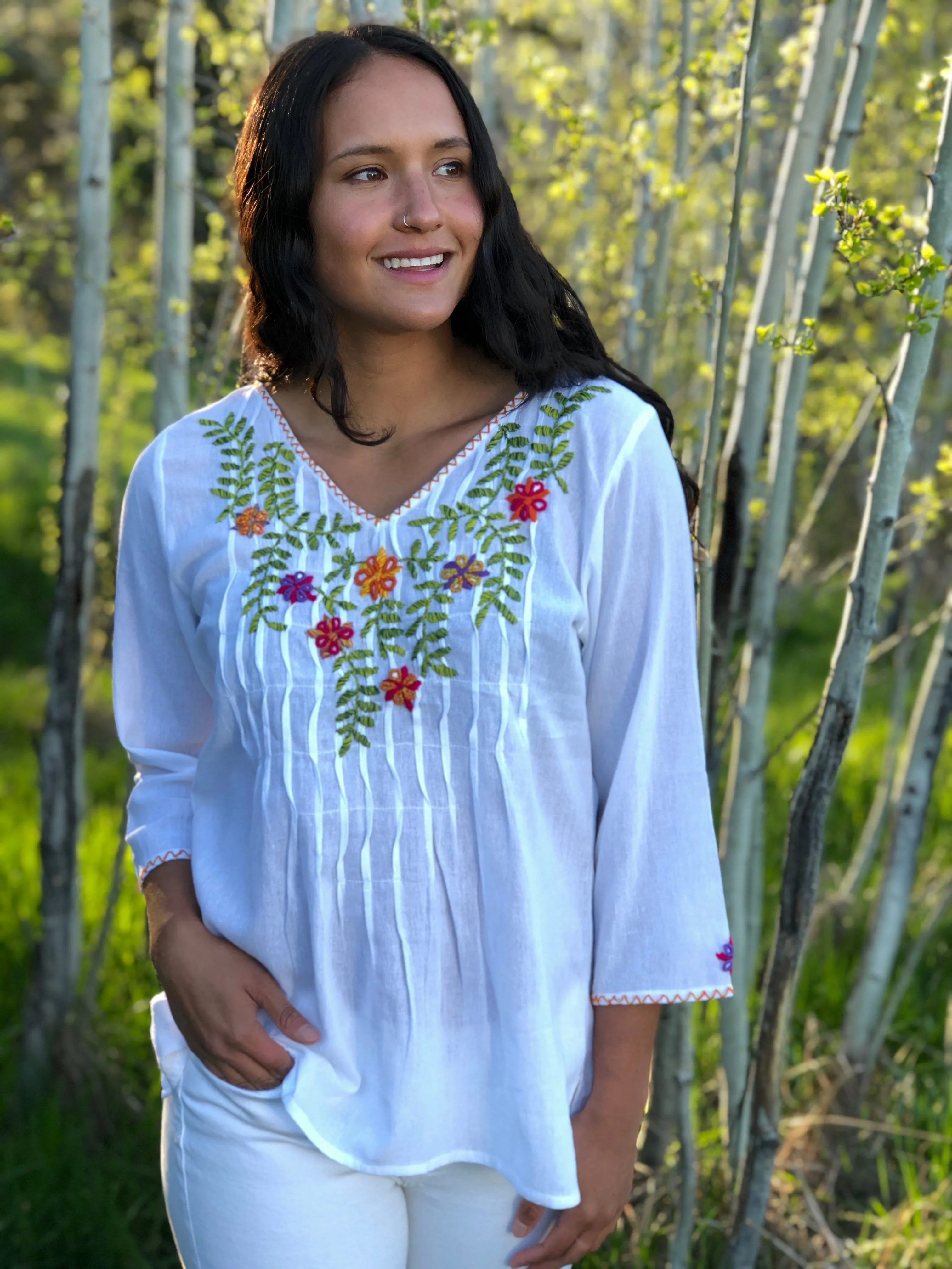 Sara Multicolor Lightweight Tunic