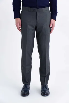 Slim Fit Gray Side Pocket Dress Pants