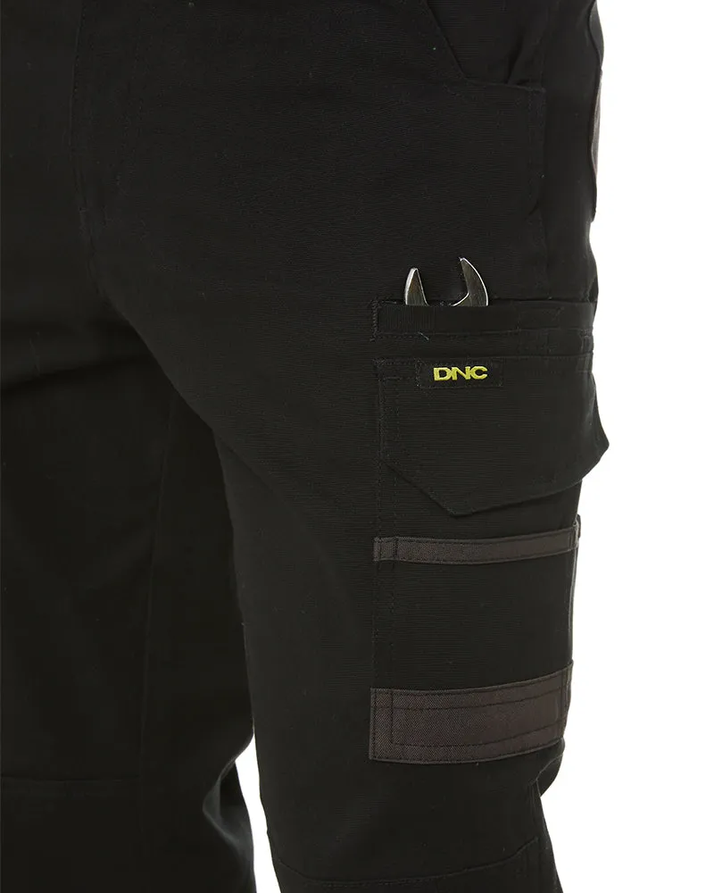 Slim Flex Tradie Cargo Pant - Black