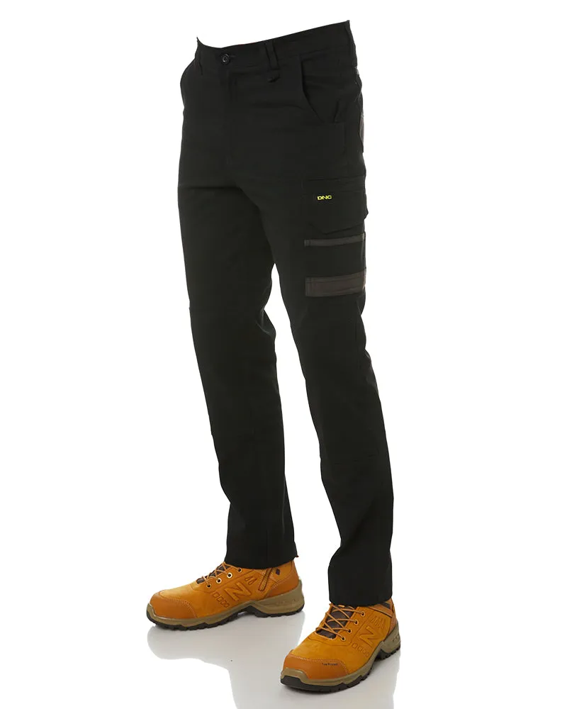 Slim Flex Tradie Cargo Pant - Black