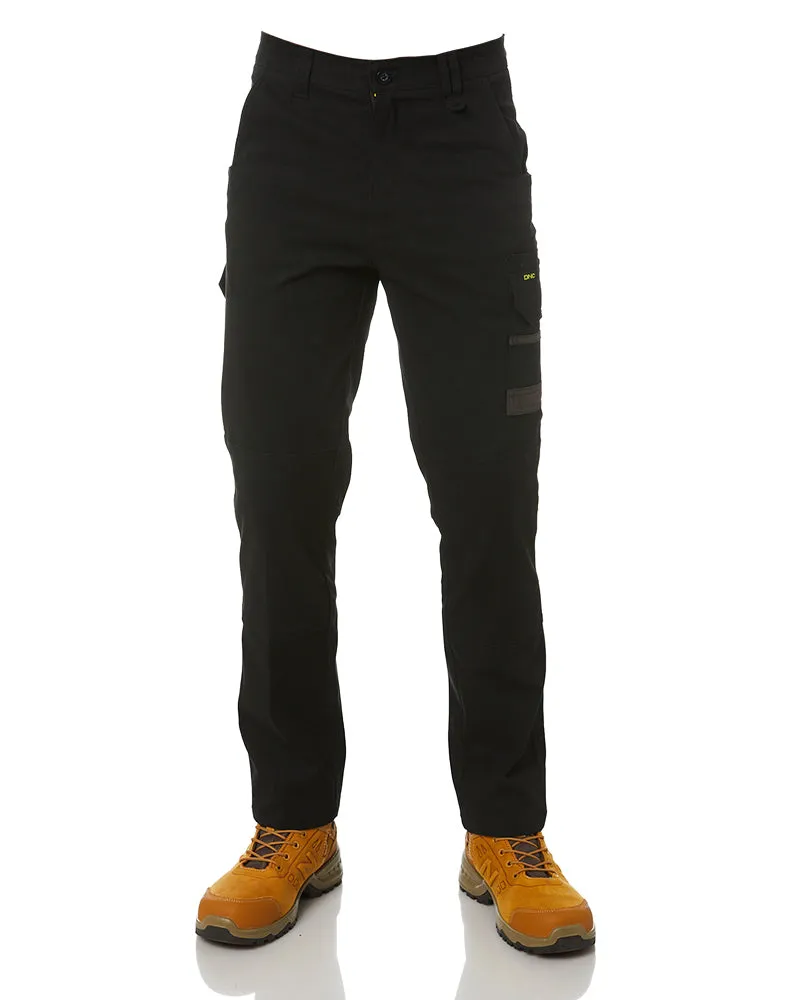 Slim Flex Tradie Cargo Pant - Black