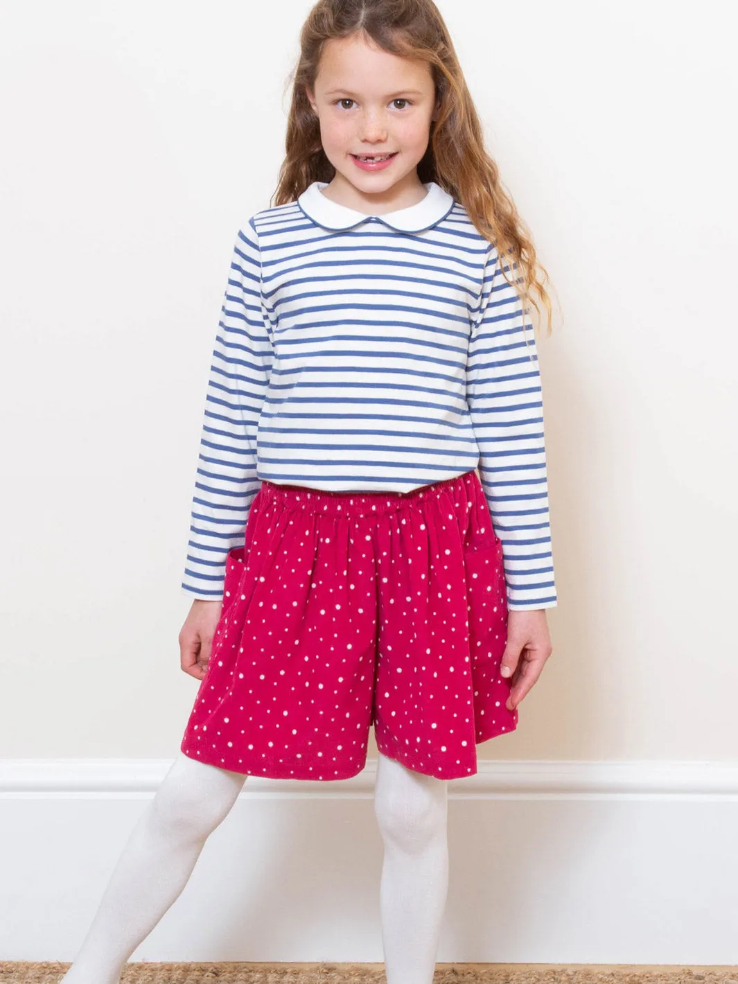 Snowball dot culottes