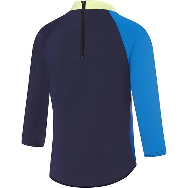 Speedo Junior Boys Gnarly Dino Long Sleeve Rashie - Blue