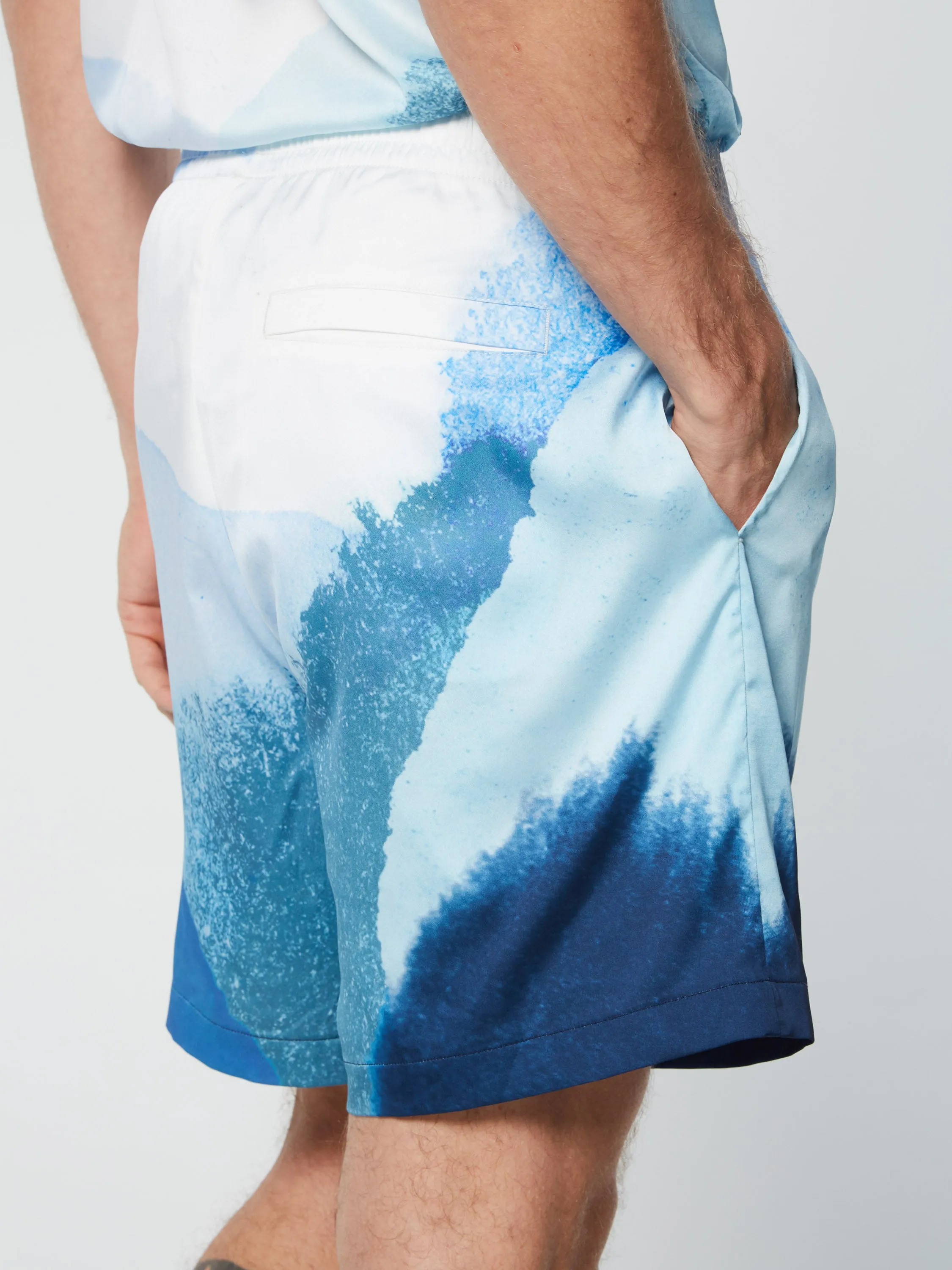 Spiaggia Cabana Short- Maritime Blue/ Multi