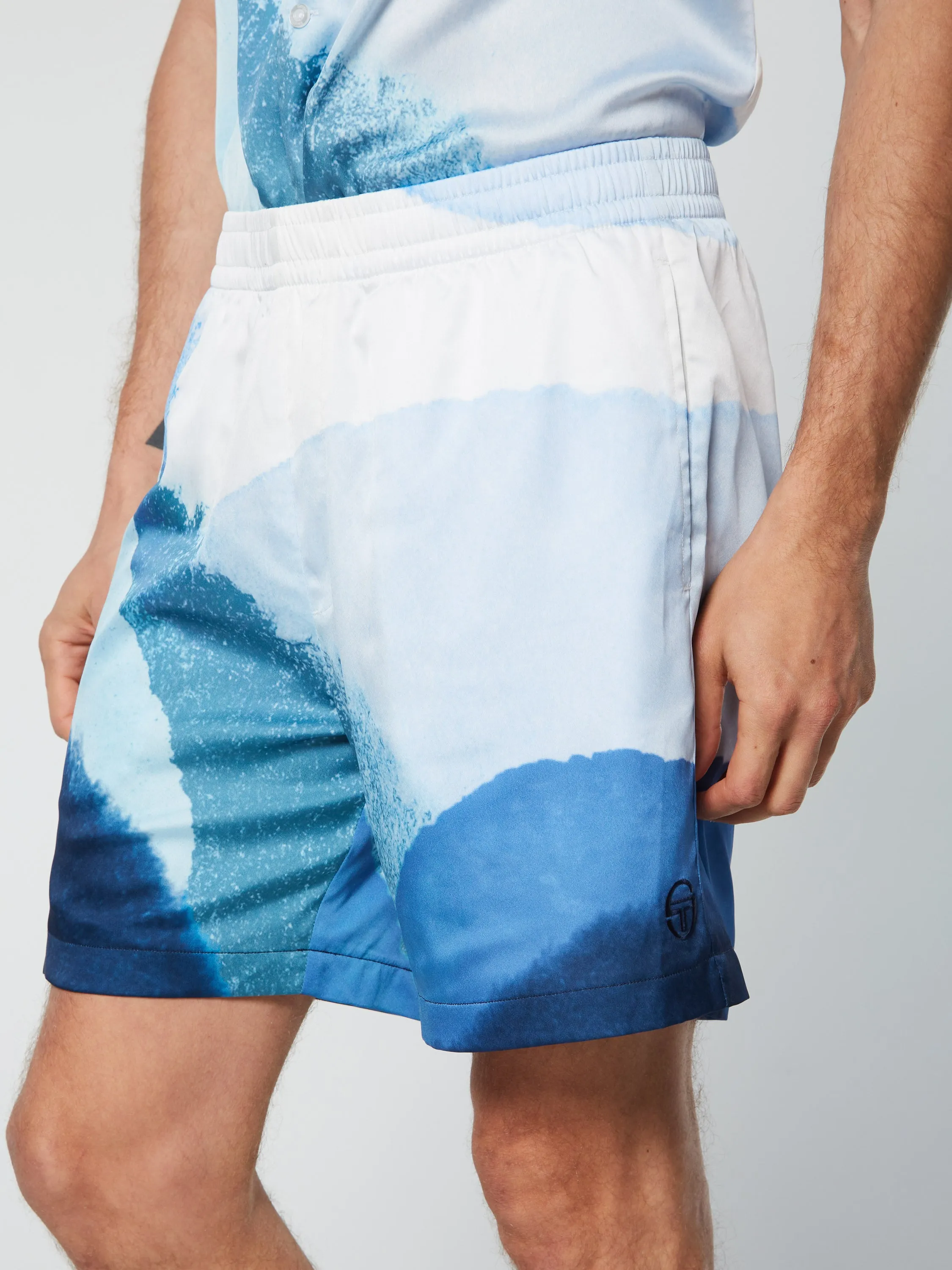 Spiaggia Cabana Short- Maritime Blue/ Multi