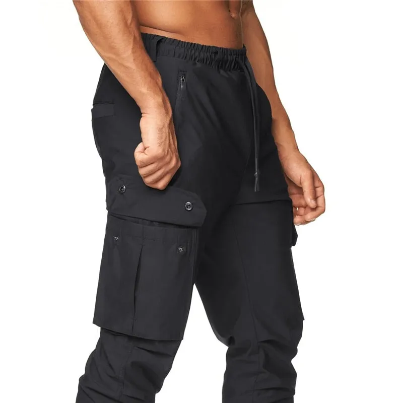 Sporty Double Pocket Jogger Pants