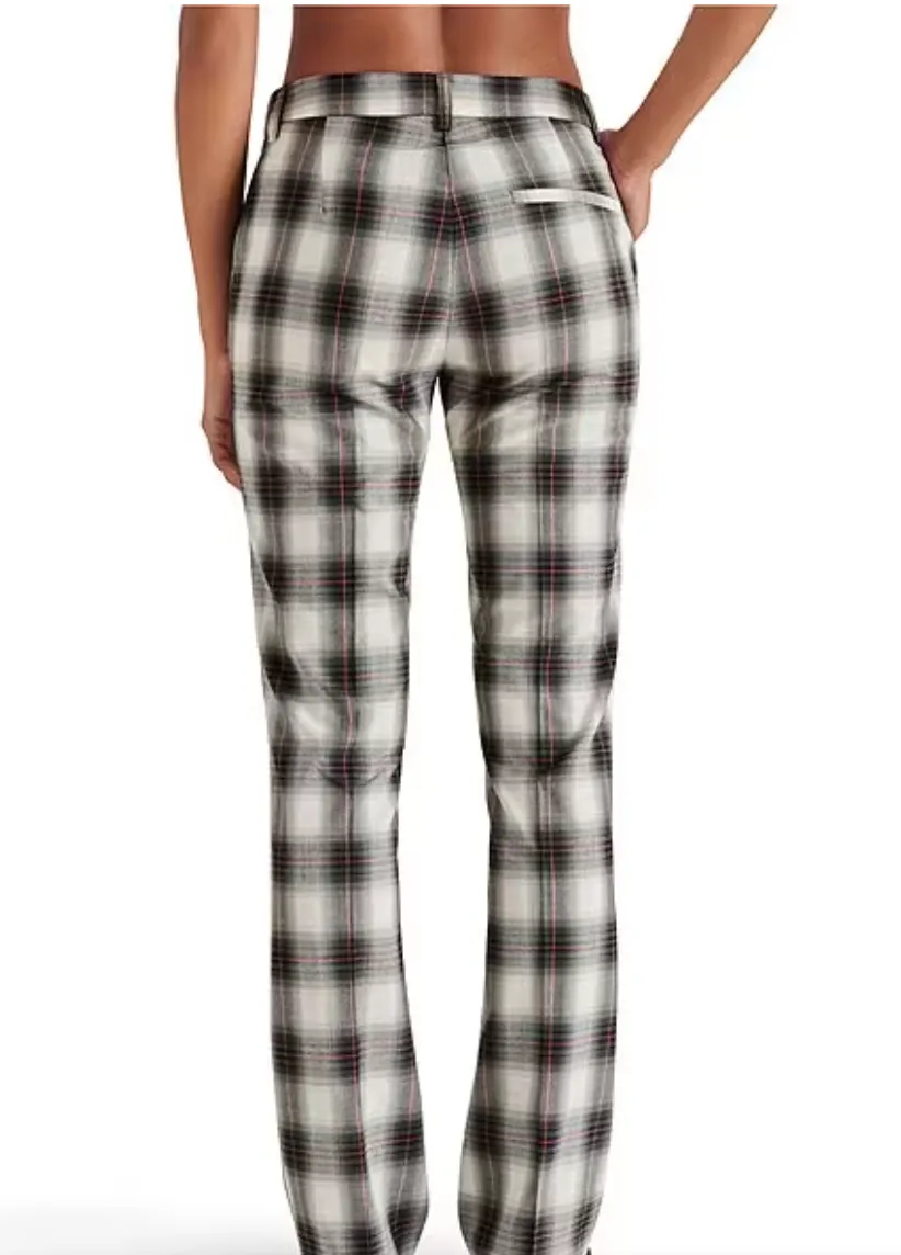 Steve Madden Waverly Plaid Pant