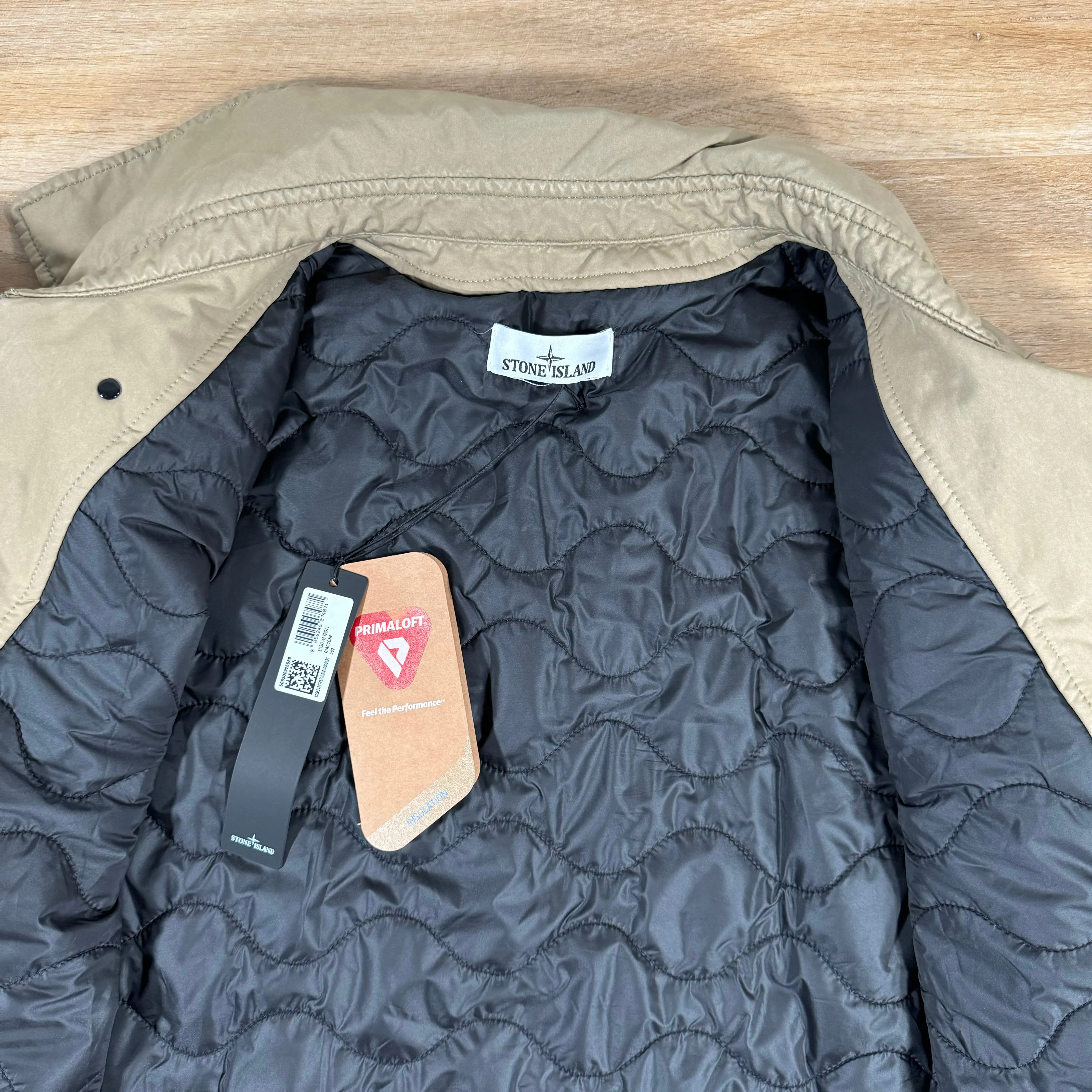 Stone Island David-TC Trench Jacket in Biscuit