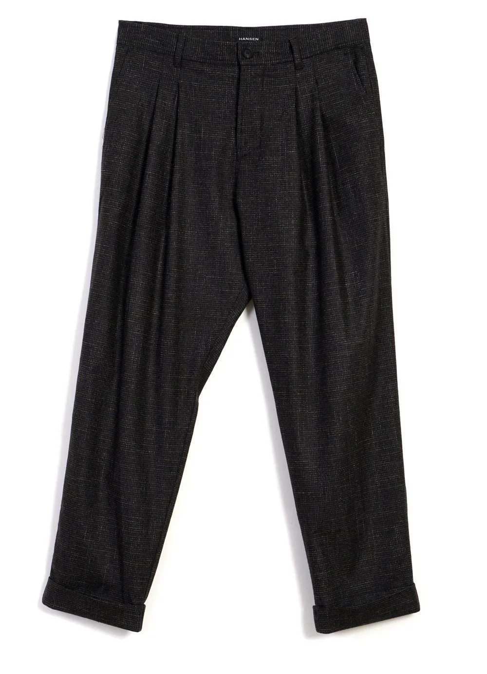 SYLVESTER | Double Pleated Trousers | Macchiato