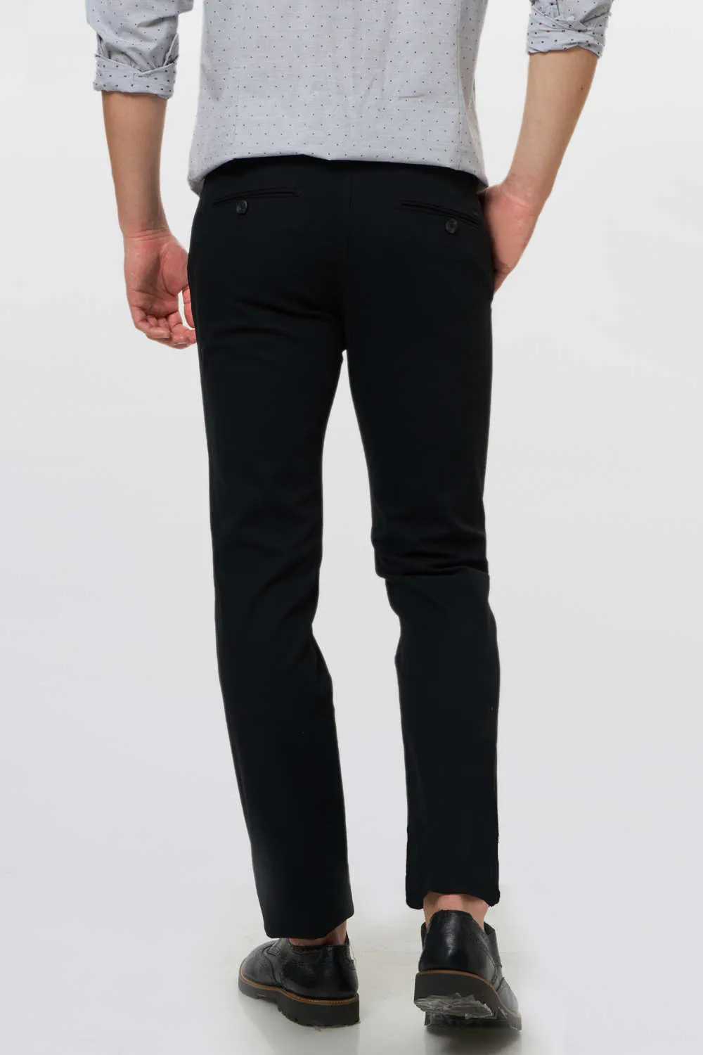 Tapered Fit Fancy Twill Trouser