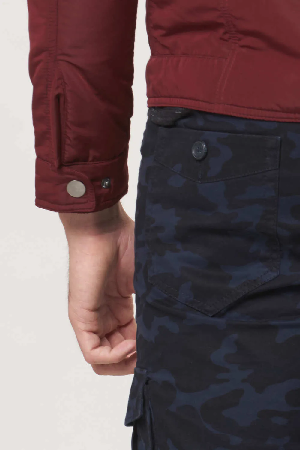 Tapered Fit Printed Cargo Trouser