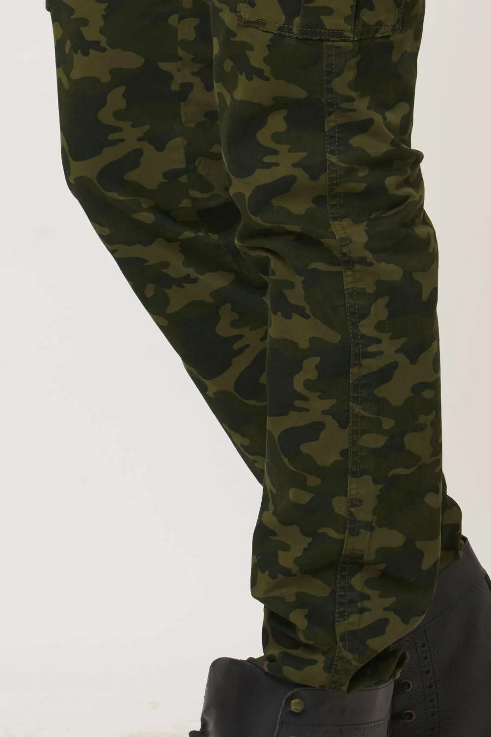 Tapered Fit Printed Cargo Trouser