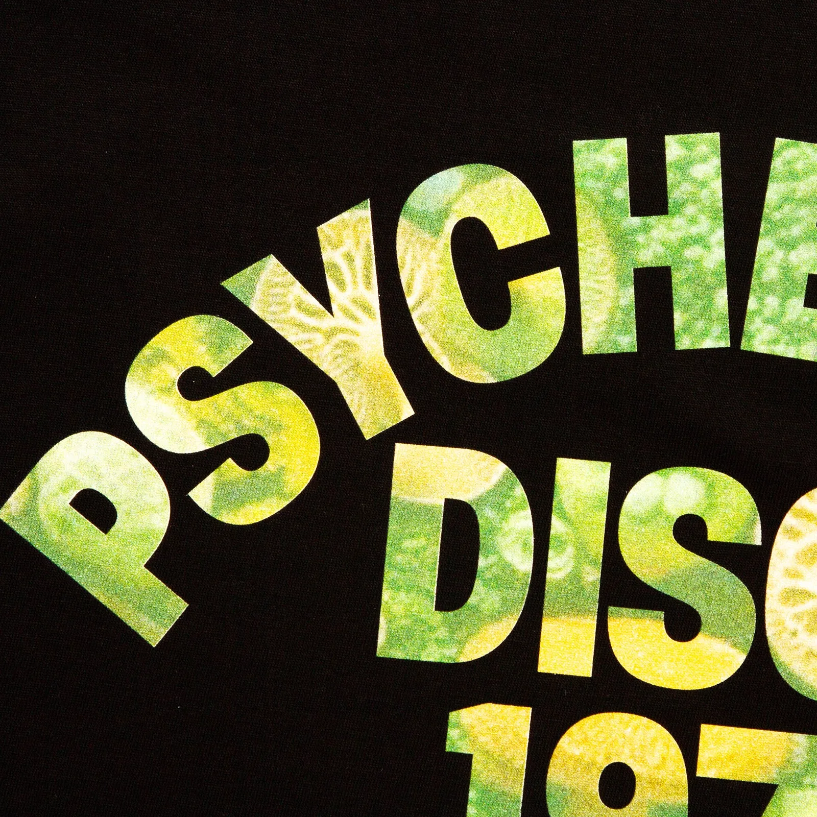 Terrarium 1972 Psychedelic Disco Front Print - Tshirt - Black