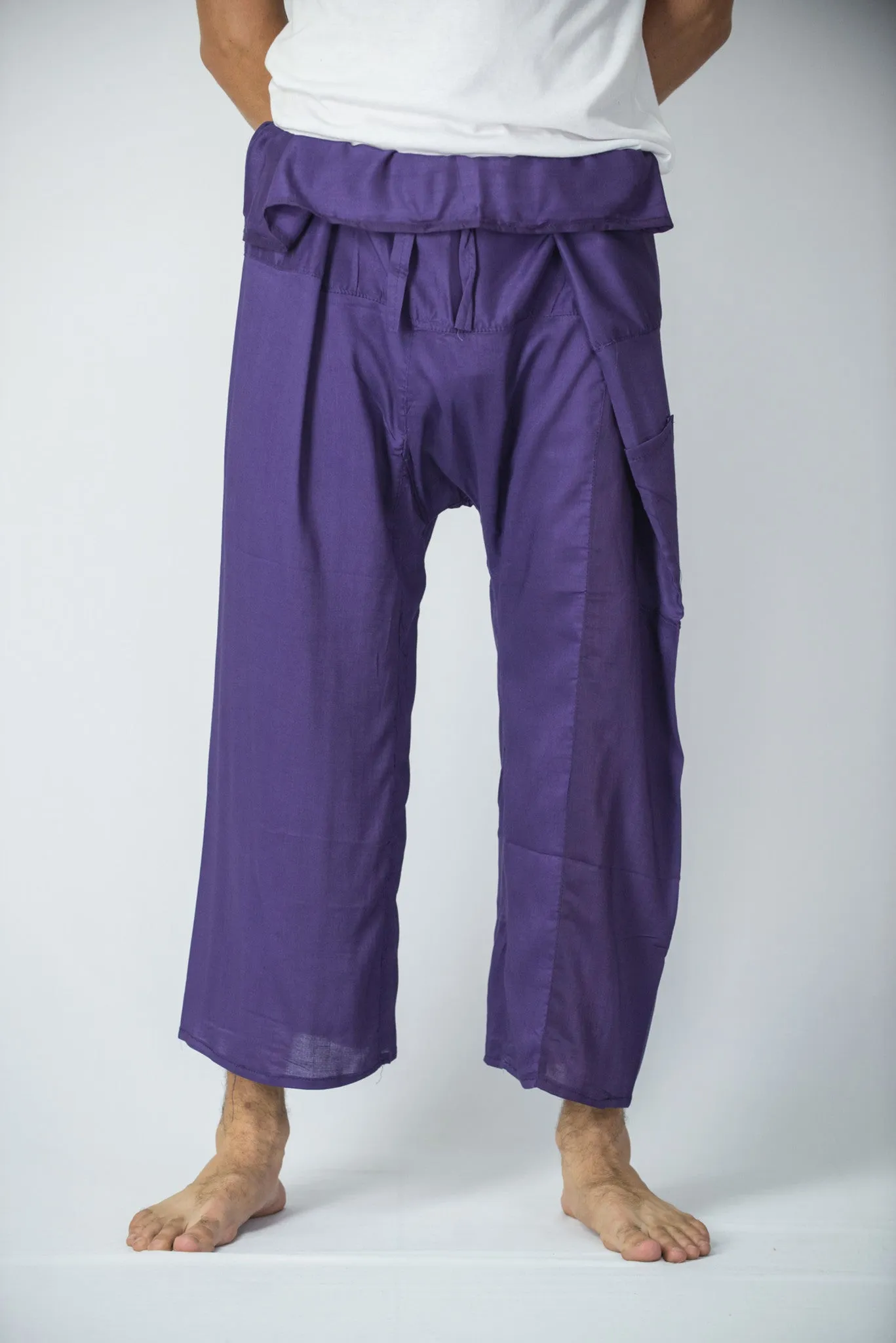 Thai Fisherman Yoga Massage Pants Grape