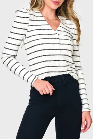 The Amelia Ribbed Henley