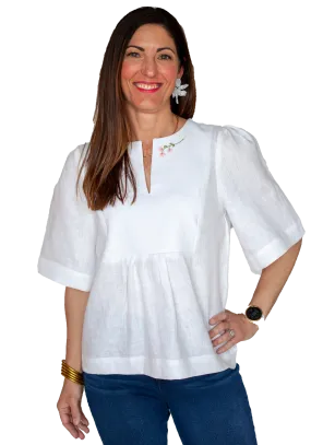 The Notch Tunic Top x Hibiscus Linens