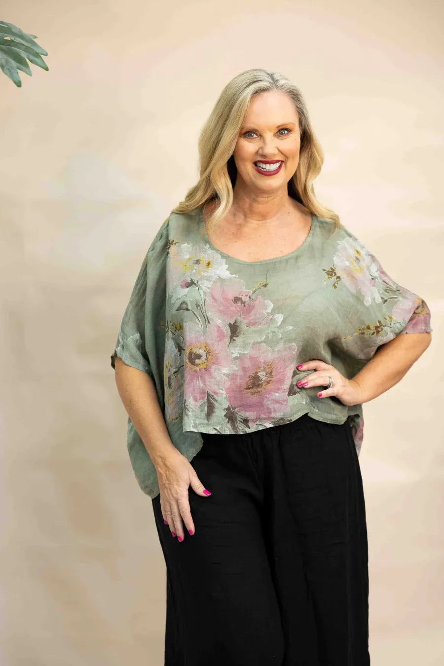 Tia Floral Top