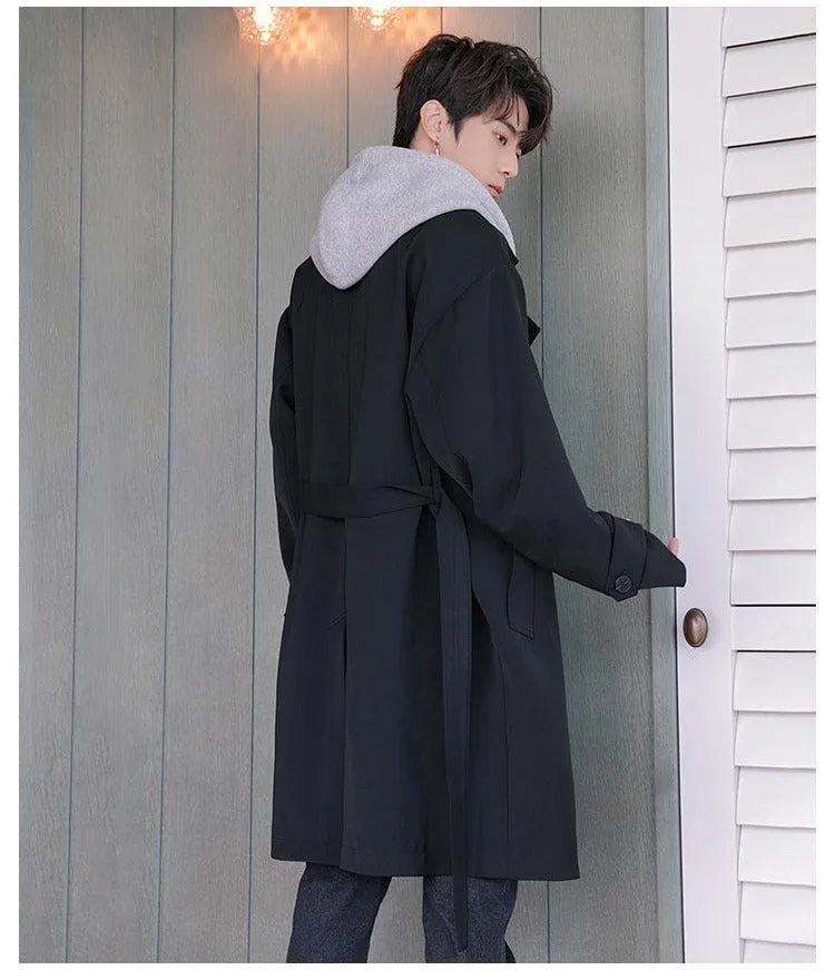 Two Piece Hooded Trench Coat