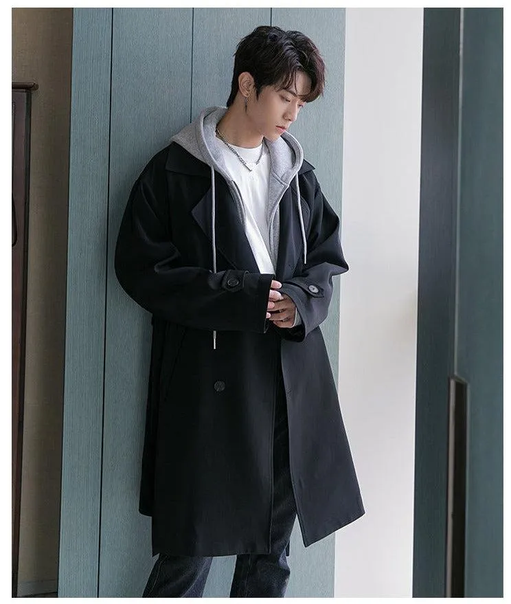 Two Piece Hooded Trench Coat