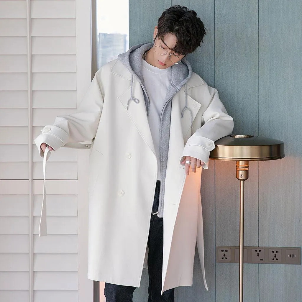 Two Piece Hooded Trench Coat