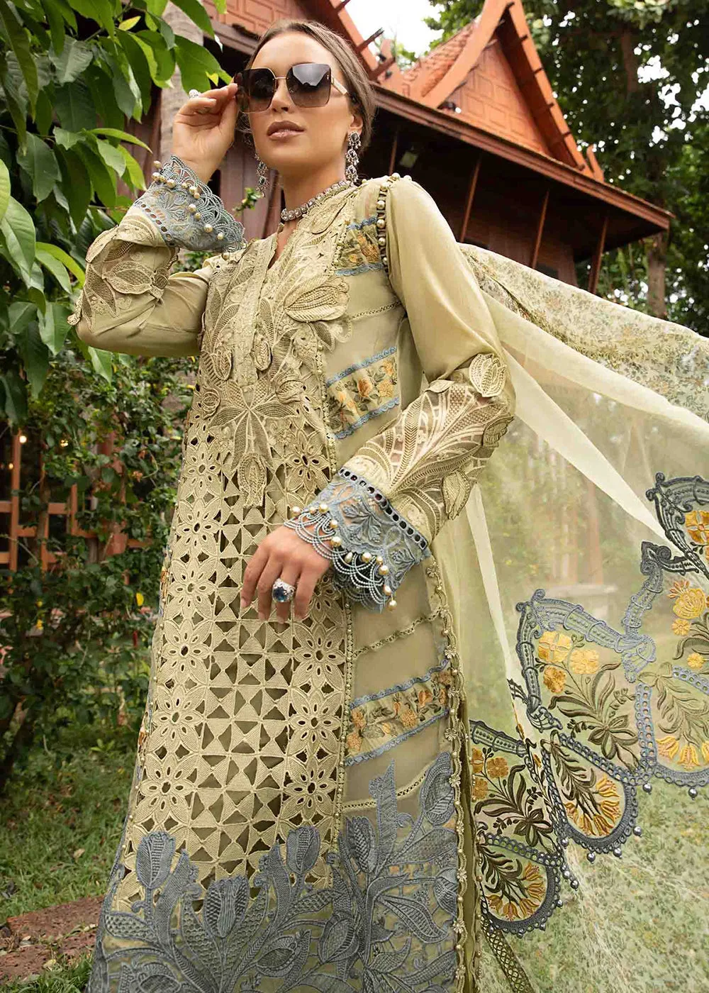 Unstitched Luxury Lawn Eid 2 Edition '24 by Maria B | EL-24-10