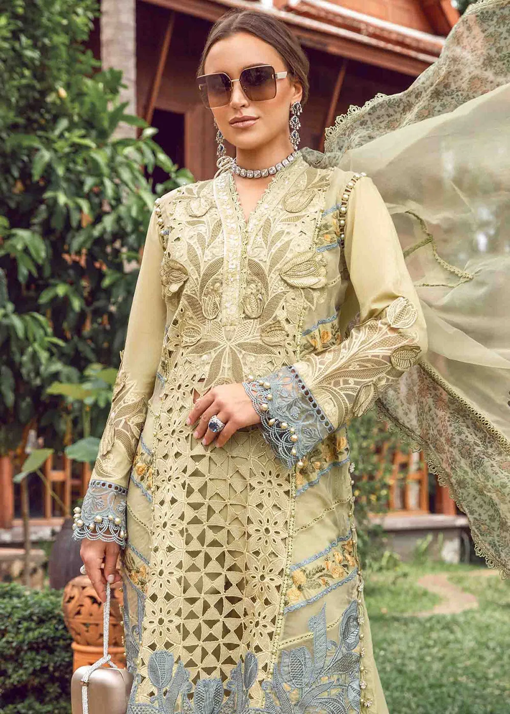 Unstitched Luxury Lawn Eid 2 Edition '24 by Maria B | EL-24-10