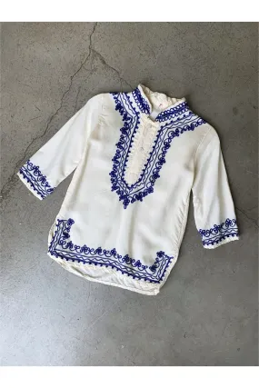 Vintage ~70’s Lightweight Embroidered Shirt/Tunic - 2