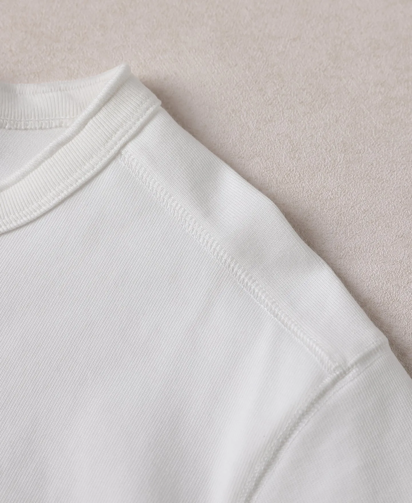 Vintage Long Sleeve Henley Shirt - White