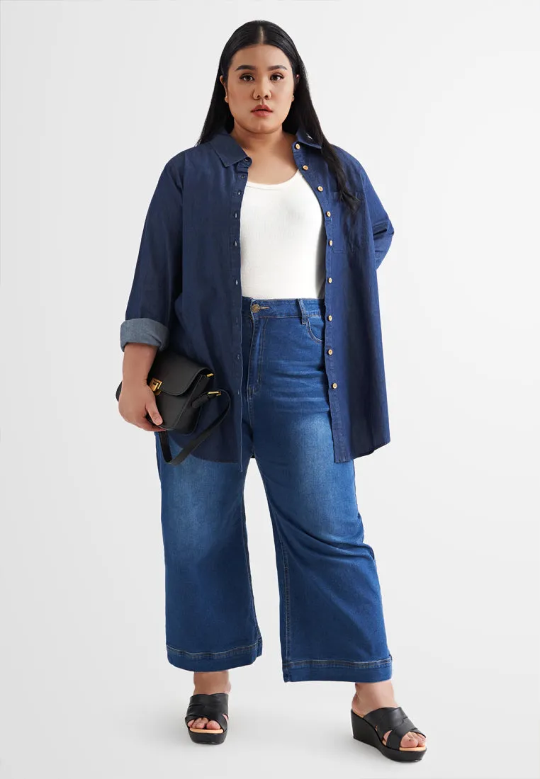 Walker Wide Leg Cropped Jeans