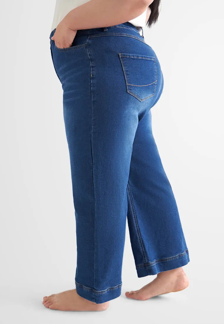 Walker Wide Leg Cropped Jeans