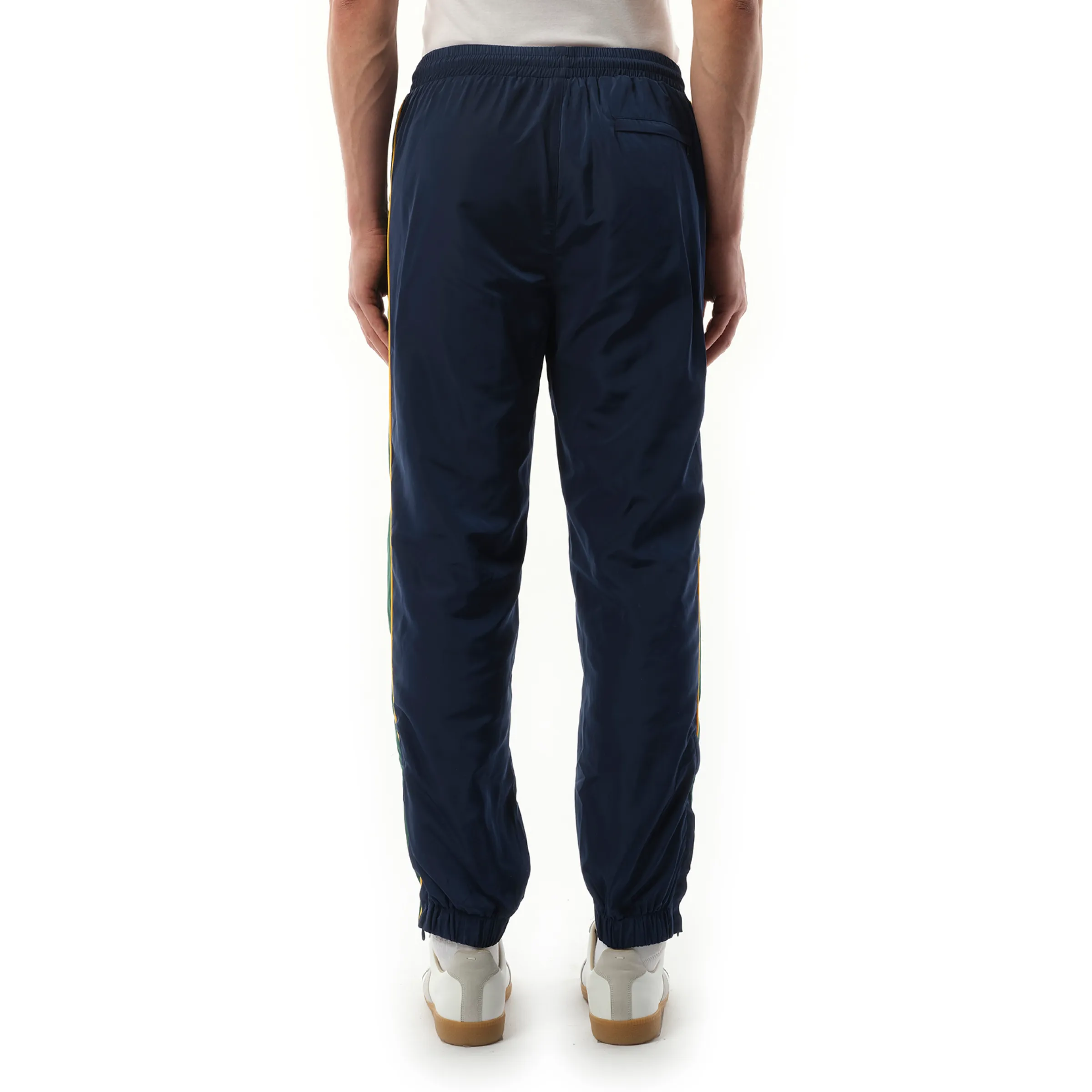 Windbreaker Pants in Navy/Evergreen