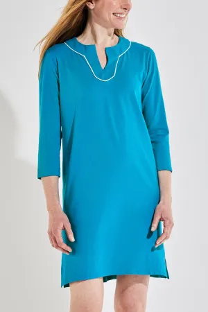 Women's Oceanview Tunic Dress  |  Paradise Blue